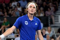 Stefanos Tsitsipas Atp Cup Father Racket