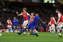 Arsenal Olympiacos Europa League Report Pierre Emerick Aubameyang