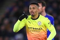 Leicester City Manchester City Premier League Report Gabriel Jesus Winner Sergio Aguero Penalty Miss