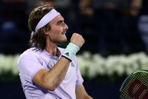 Stefanos Tsitsipas Beats Pablo Carreno Busta Dubai Tennis Championships Benoit Paire Defeat Marin Cilic