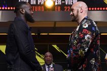 Tyson Fury Deontay Wilder Almost Come To Blows