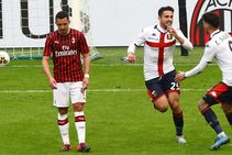Milan 1 2 Genoa Tumultuous Week Ends In Rossoneri Defeat
