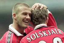 David Beckham 50 Assists Record Manchester United Man Utd West Ham Premier League Scholes Solskjaer