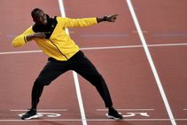 Usain Bolt Uses Iconic Image As Example For Social Distancing