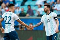 Quique Setien Lautaro Martinez Lionel Messi