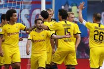 Rb Leipzig 0 2 Borussia Dortmund Haaland Double Wraps Up Second Spot In Bundesliga