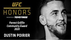 Dustin Poirier Named Inaugural Recipient Forrest Griffin Community Award