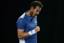 Andy Murray Battle Of The Brits Exhibition Event Opening Win Liam Broady Return From Injury