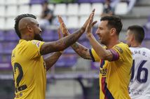 Vidal Scores As Barcelona Beat Valladolid To Stay Alive In La Liga Title Hunt