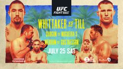 Ufc Fight Island 3 Whittaker Vs Till Fight Card Date Start Time And Where To Watch