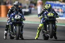 Andalucia Motogp Vinales And Rossi Quell Ktm Challenge