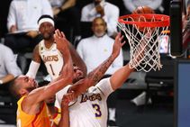 Anthony Davis Reaction Lakers Playoffs Top Spot Western Conference