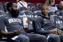 Lebron James Lauds Russell Westbrook James Harden Lakers Rockets