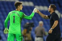 Chelsea Frank Lampard Happy Kepa Arrizabalaga Brighton Error