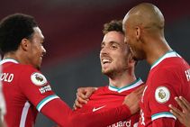 Liverpool Arsenal Premier League Andy Robertson Makes Amends Diogo Jota Debut Goal