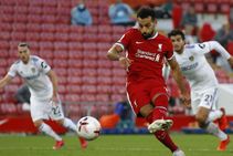 Mohamed Salah Leeds Liverpool Penalty Champions League