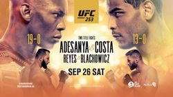 Ufc 253 Adesanya Vs Costa Fight Card Talking Points Date Start Time And Where To Watch