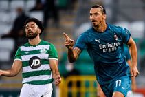 Shamrock Rovers Milan Europa League Report Zlatan Ibrahimovic And Calhanoglu Score