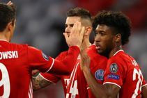 Kingsley Coman Scores Twice As Bayern Munich Claim 4 0 Win Over Atletico Madrid In Champions League Opener