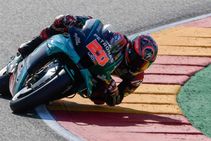 Fabio Quartararo Claims Aragon Grand Prixpole Despite Crash