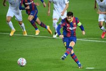 Barcelona Ferencvaros Champions League Match Report Lionel Messi Gerard Pique