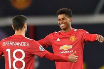 Marcus Rashford Hat Trick Helps Manchester United Claim A 5 0 Champions League Win Over Rb Leipzig