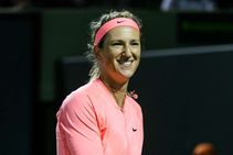 Wta Ostrava Quarter Final Wins For Azarenka Sakkari Brady