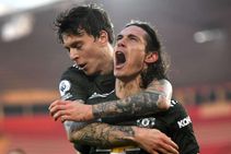 Southampton Manchester United Instrumental Edinson Cavani Inspires Comeback