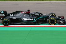 Lewis Hamilton Wins Emilia Romagna Grand Prix Mercedes Seal Constructors Title