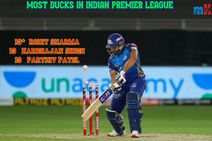 Ipl 2020 Most Dismissals For Duck In Tournament History Rohit Sharma Joins An Infamous Club