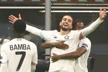 Milan Lille Europa League Report Yusuf Yazici Hat Trick Zlatan Ibrahimovic Subbed Off