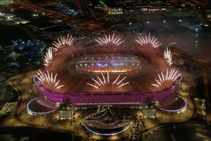 Qatar 2022 Ahmad Bin Ali Stadium In Al Rayyan Unveiled To The World In Spectacular Launch