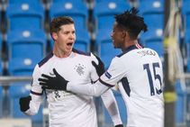 Europa League Report Rangers Lech Poznan Cedric Itten Ianis Hagi
