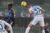 Hellas Verona Inter Serie A Report Milan Skriniar Seventh Straight