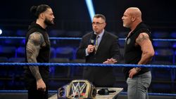 Roman Reigns Next Says Wwe Hall Of Famer Goldberg