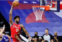 Joel Embiid Lebron James Flagrant Fouls 76ers Beat Lakers Nba