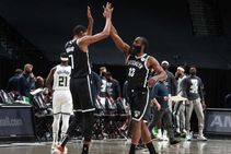 James Harden Kevin Durant Nets Bucks Warriors Lakers