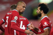 Mohamed Salah Very Happy Liverpool Fabinho