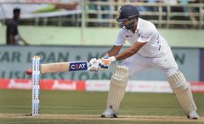 India Vs Australia 4th Test Rohit Sharma Does Shadow Batting At Crease Stuns All