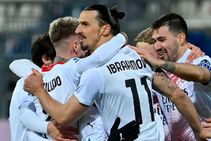 Cagliari 0 2 Milan Ibrahimovic Back With A Brace For Piolis Table Toppers