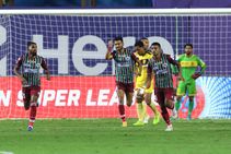 Isl 2020 21 Hyderabad Fc Vs Atk Mohun Bagan Atkmb Avoid Shock Defeat Against 10 Man Hfc