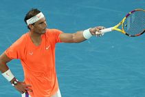 Australian Open Nadal Reacts To Fan Abuse Middle Finger Gesture