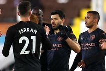 Sergio Aguero Ends Goal Drought Manchester City Beat Fulham