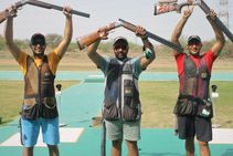 Issf World Cup 2021 India Sign Off With Double Gold In Trap Team Competitions