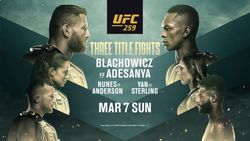 Ufc 259 Blachowicz Vs Adesanya Fight Card Date Time In India And Where To Watch