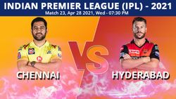 Ipl 2021 Csk Vs Srh Match 23 Live Updates Highlights Chennai Super Kings Sunrisers Hyderabad