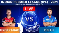 Ipl 2021 Srh Vs Dc Match 20 Live Updates Highlights Scores Sunrisers Hyderabad Delhi Capitals