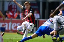 Milan 1 1 Sampdoria Hauge Rescues Point After Quagliarella Stunner