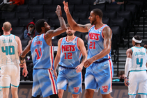 Nets Win Without Harden In Aldridge Debut Curry And Westbrook Light It Up