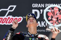 Fabio Quartararo Seals Victory Italian Grand Prix Marc Marquez Crashes Motogp